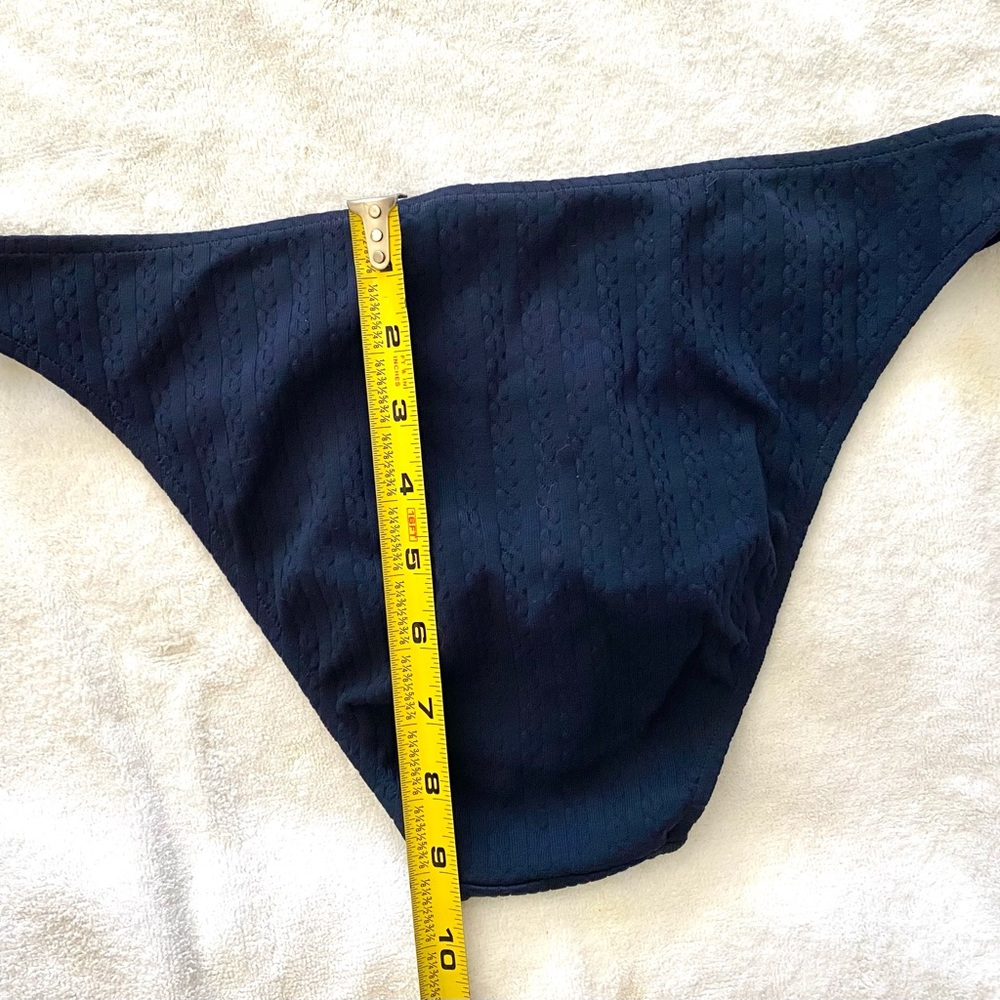 Vintage Ralph Loren navy blue bikini size small - Picture 5 of 10